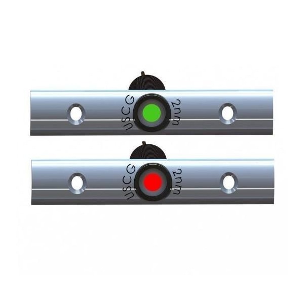 Taco Led Nav Light Kit, Rub Rail W/Deutsch Connectors - 4In Plate TACO/F38-6810B-1 - main